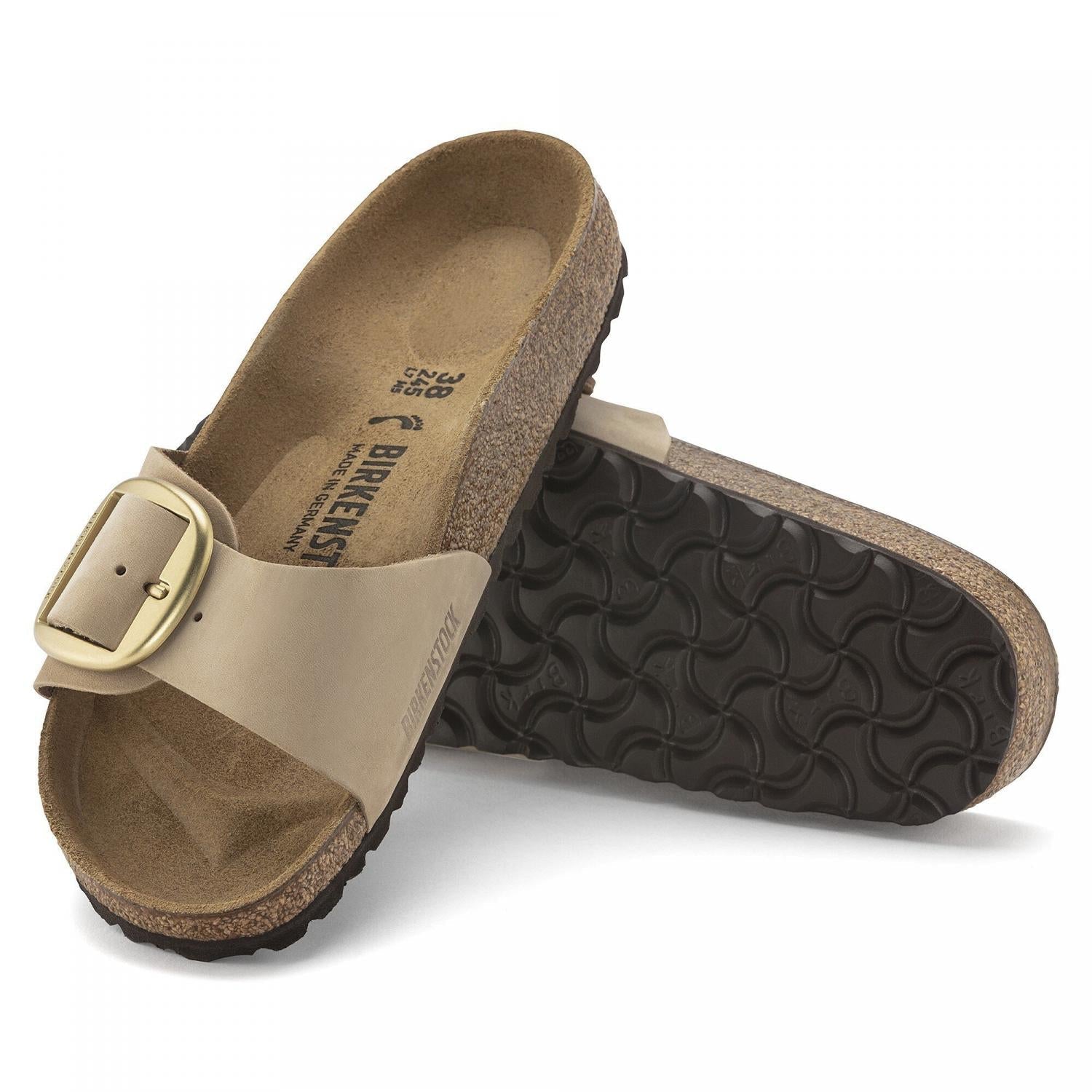 Birkenstock Madrid Big Buckle Nubuck Women's Sandals