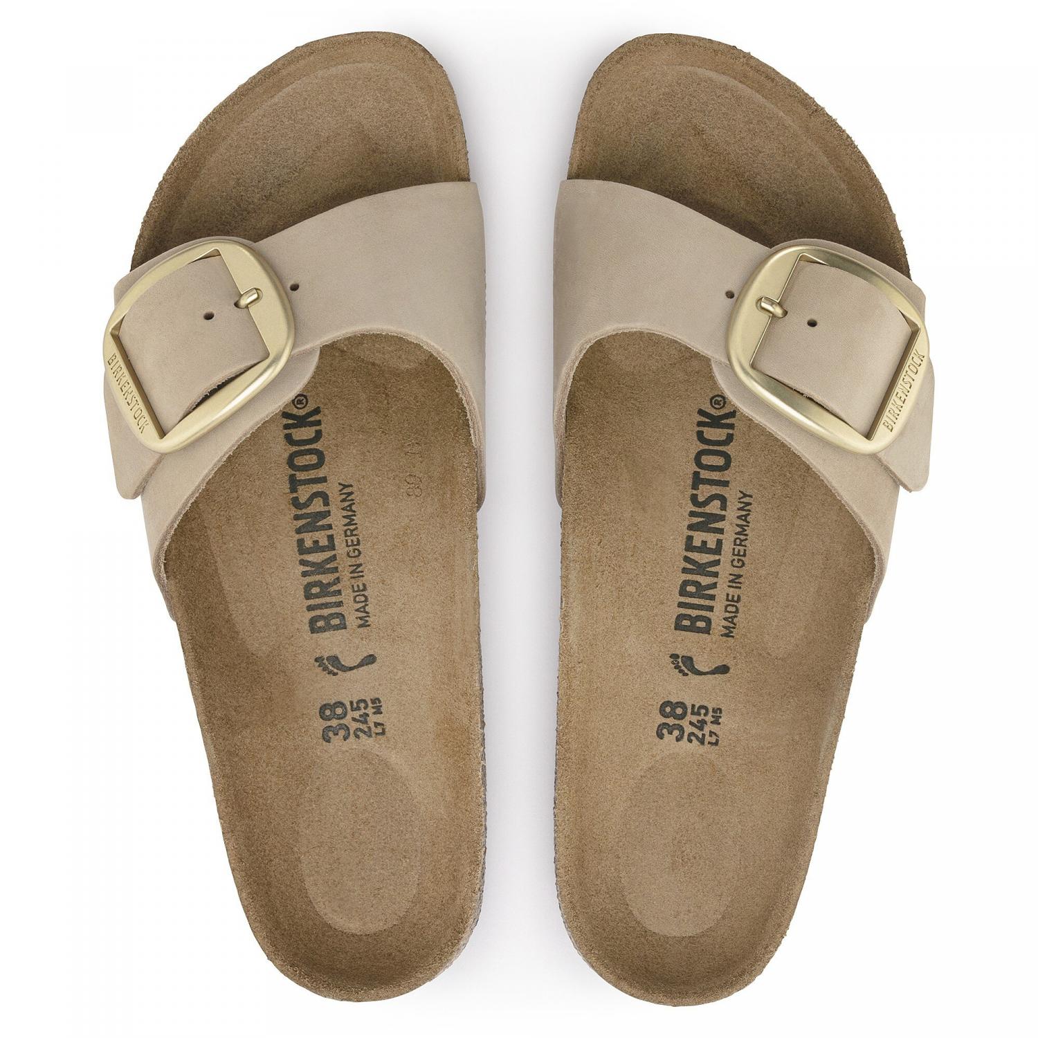 Birkenstock Madrid Big Buckle Nubuck Women's Sandals
