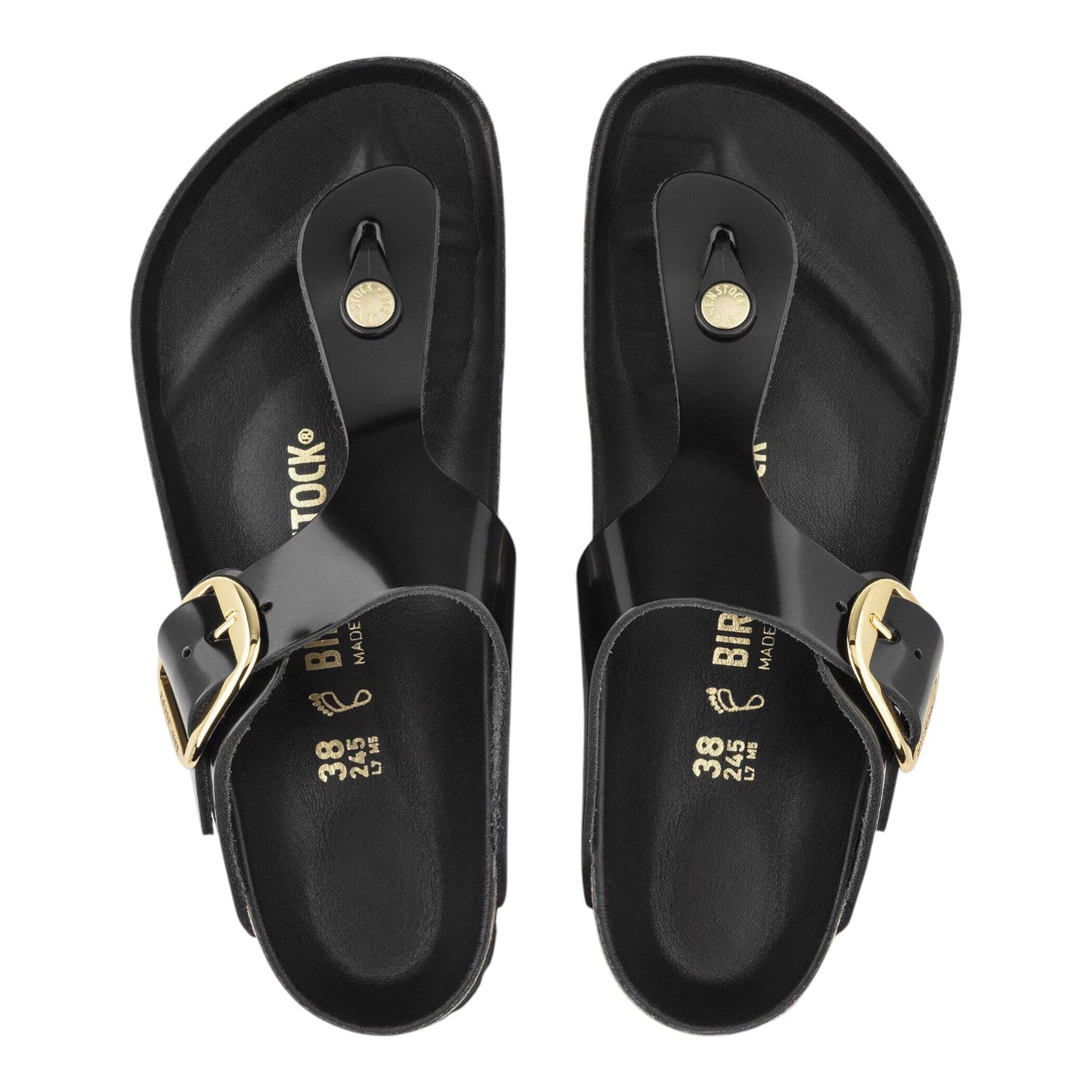 Birkenstock Gizeh Big Buckle Patent Women's Sandals