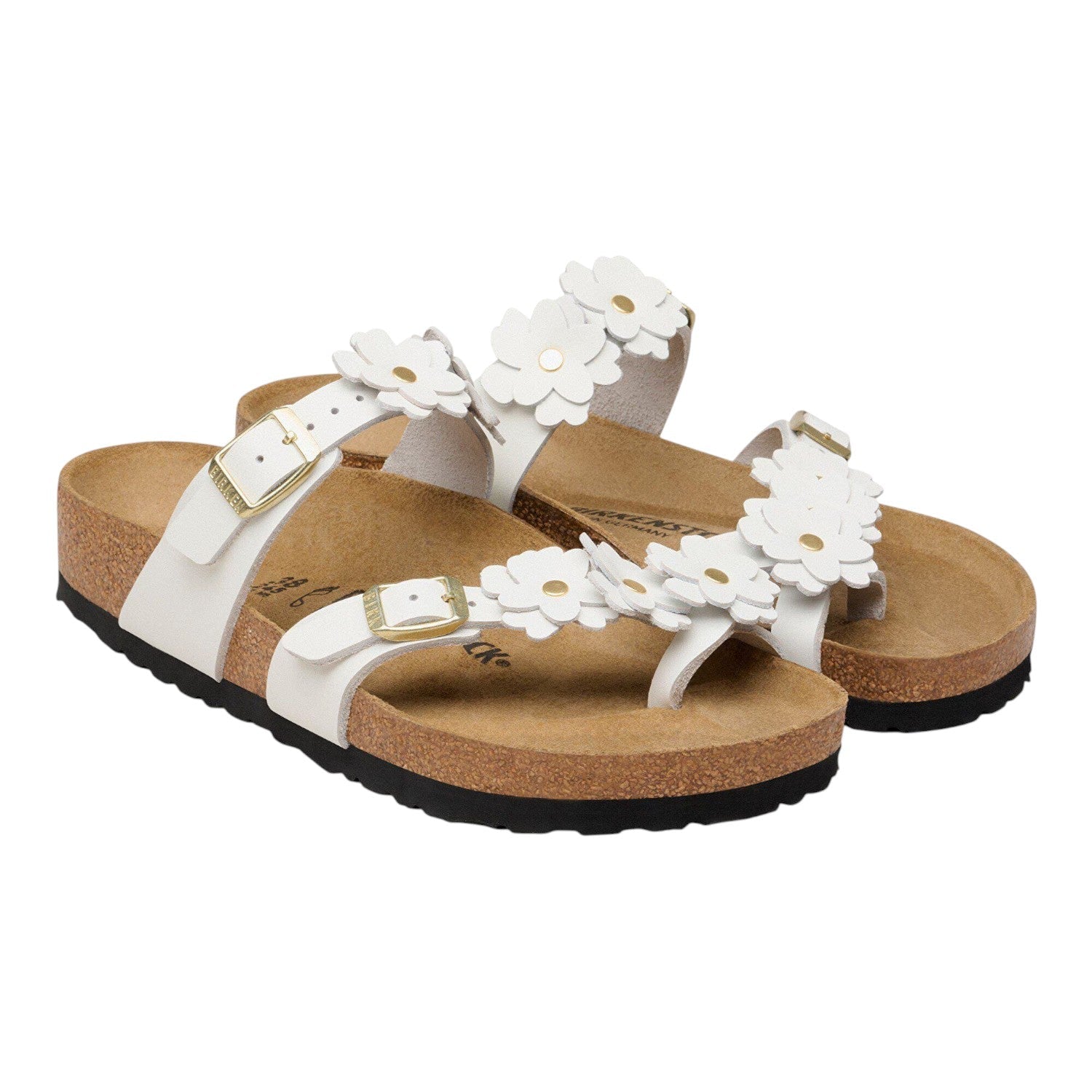 Birkenstock Mayari Flowers Leather Women's Sandals