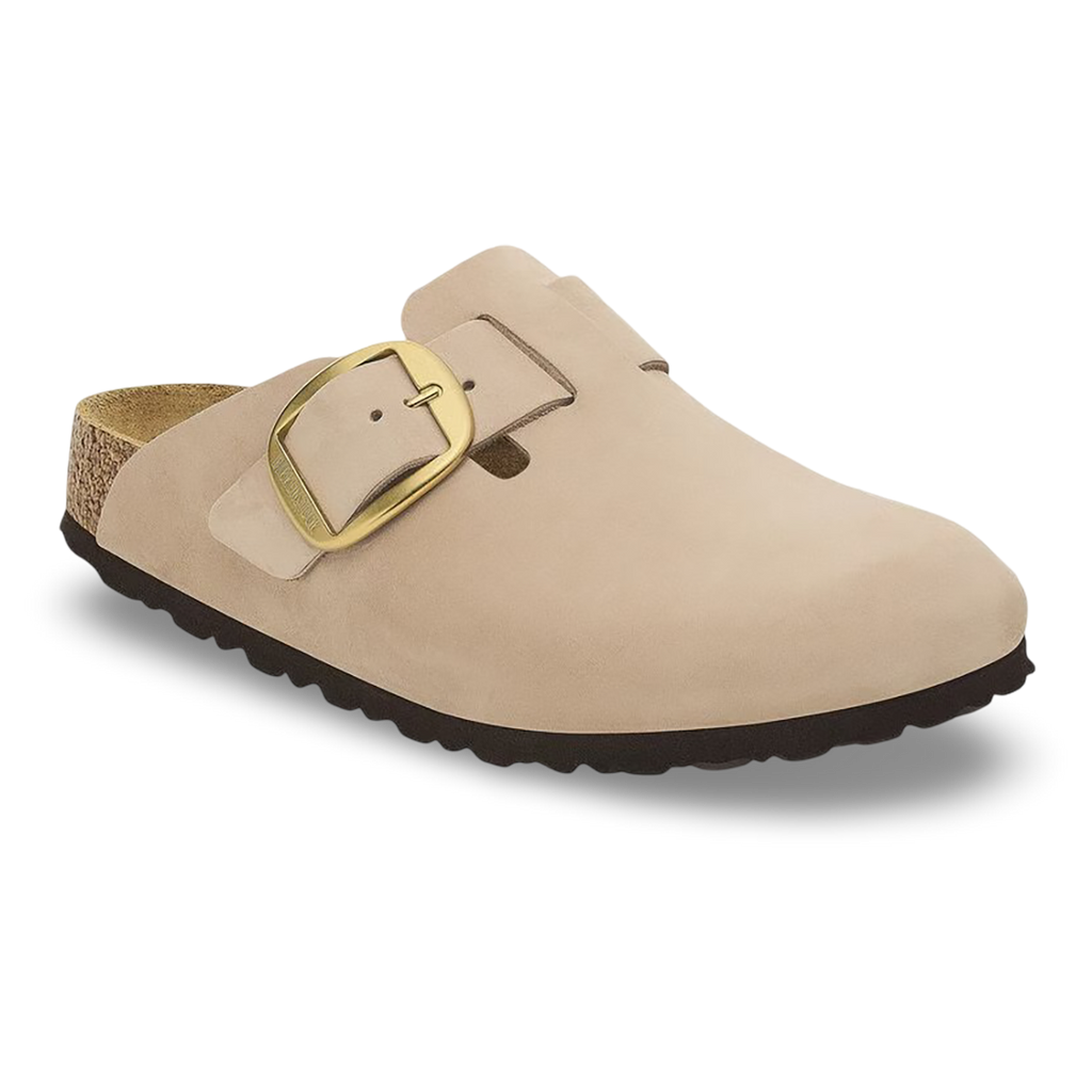 Birkenstock Boston Big Buckle Nubuck Women's Clogs