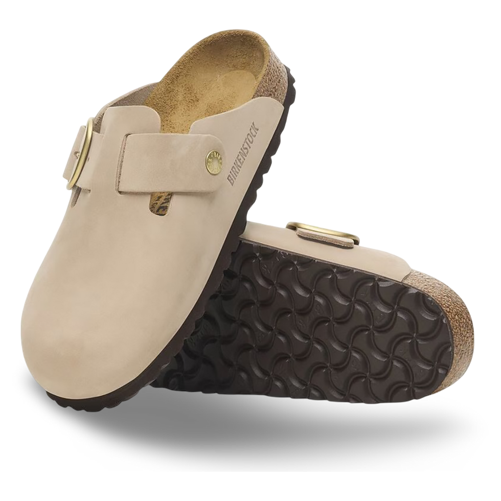 Birkenstock Boston Big Buckle Nubuck Women's Clogs