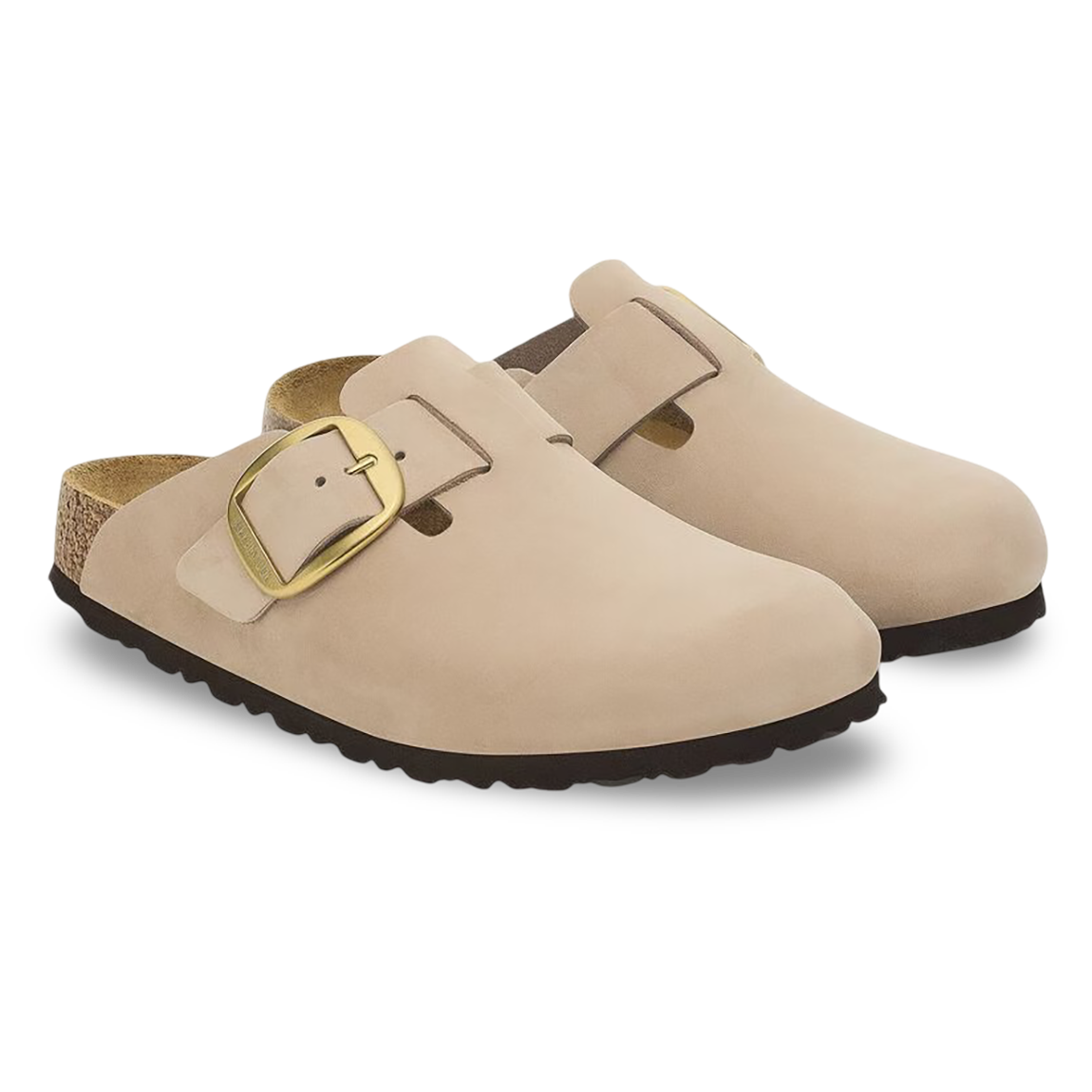 Birkenstock Boston Big Buckle Nubuck Women's Clogs