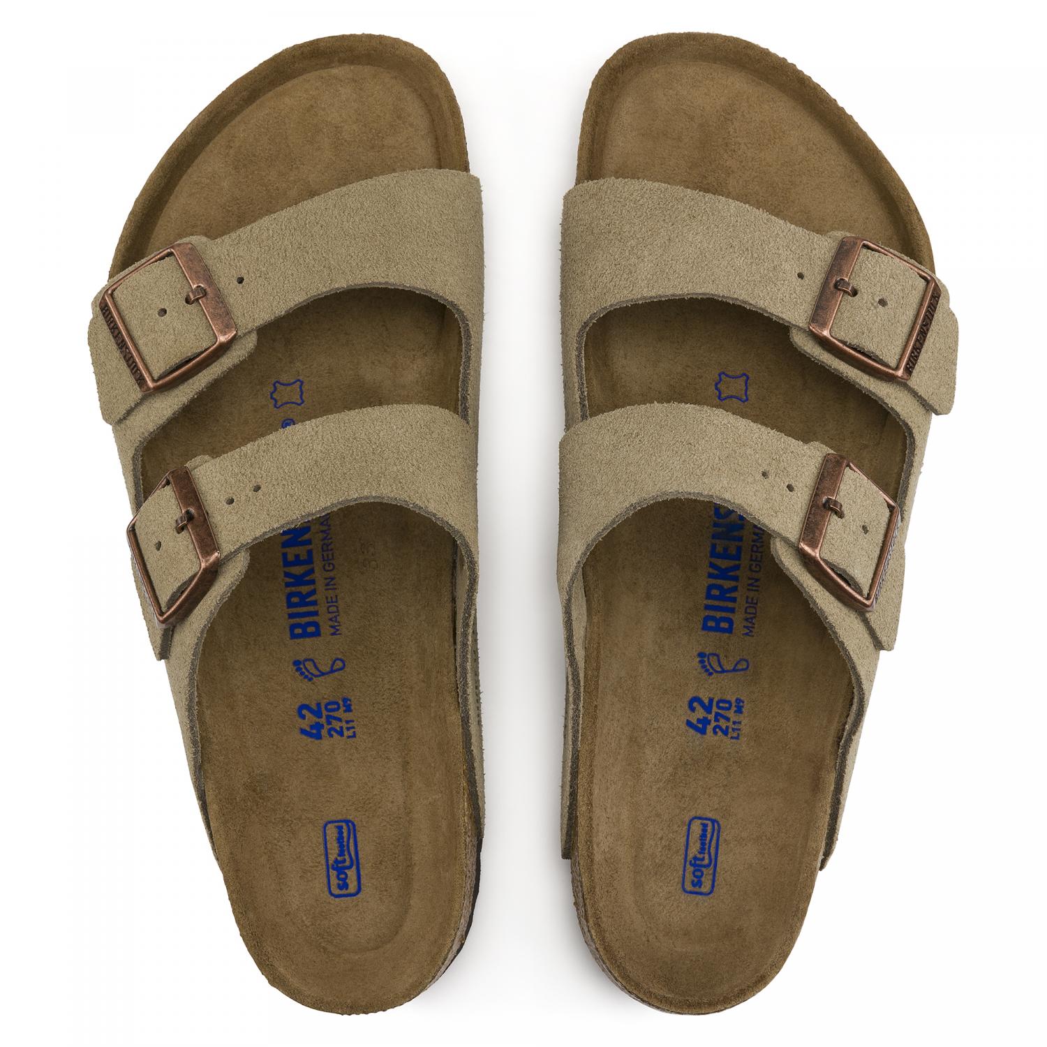 Birkenstock Arizona Soft Footbed Suede Men's Footbeds & Orthotics