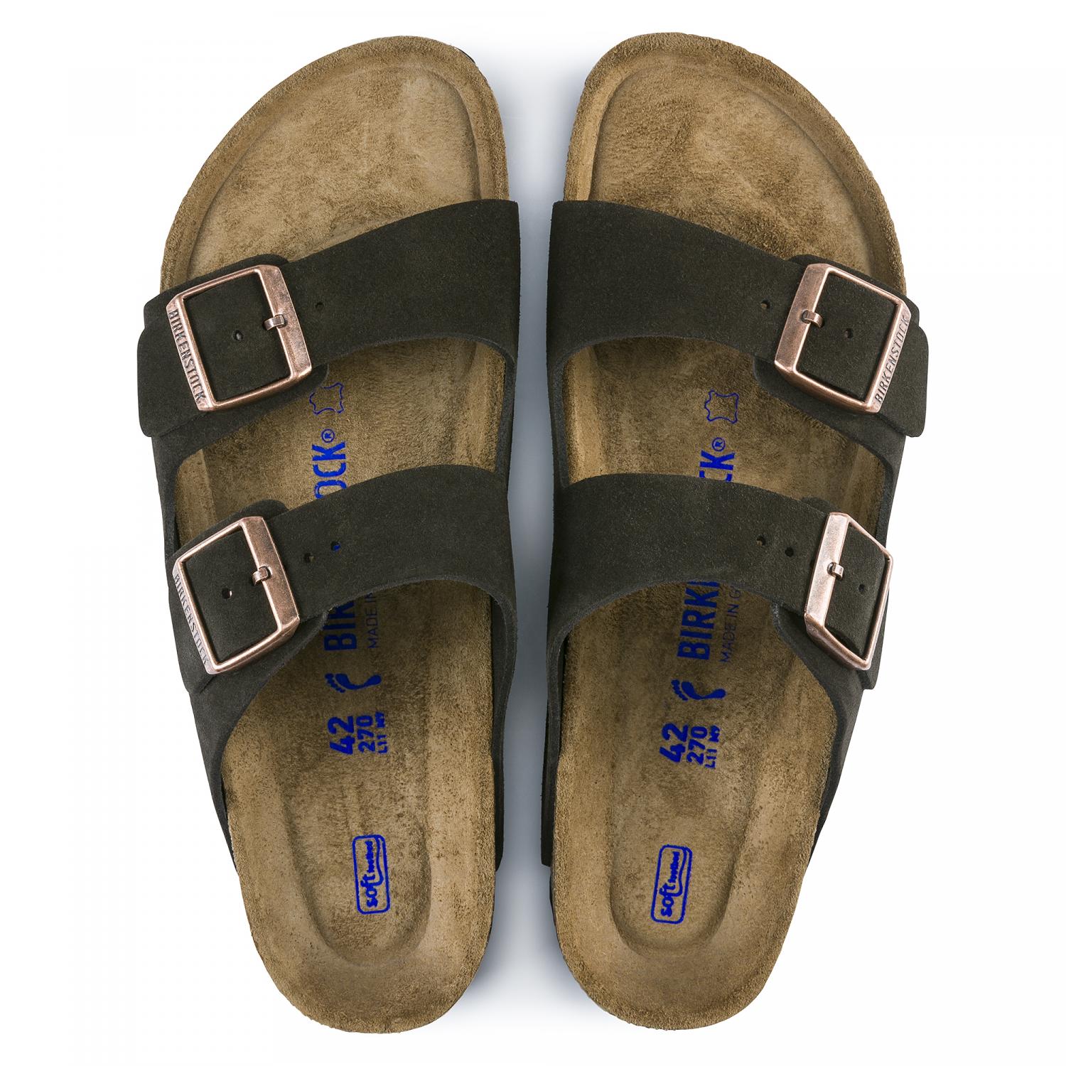 Birkenstock Arizona Soft Footbed Suede Men's Footbeds & Orthotics