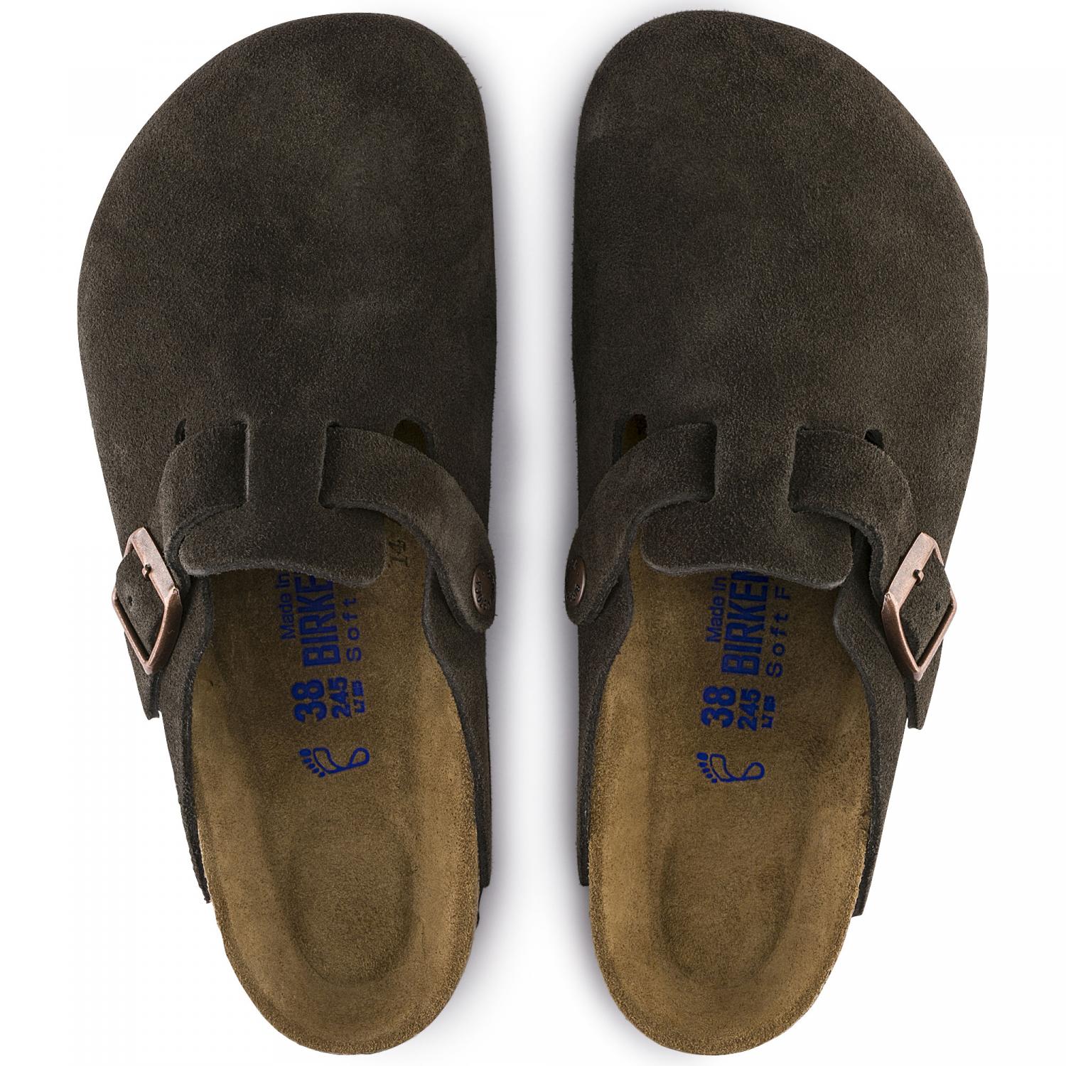 Birkenstock Boston Soft Footbed Suede Men's Footbeds & Orthotics