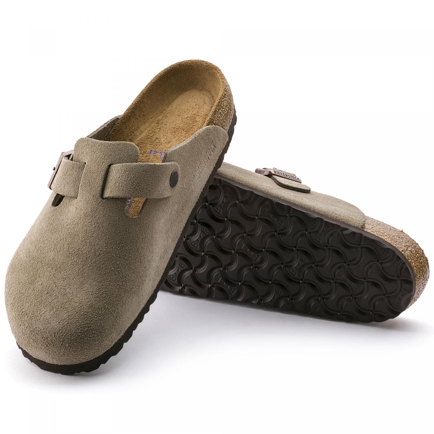 Birkenstock Boston Soft Footbed Suede Men's Footbeds & Orthotics